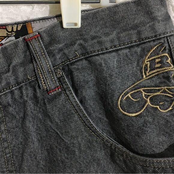 SOHK VTG Upcycled Shorts Size 12 ( Original Men's Size 36 ) - Picture 5 of 12